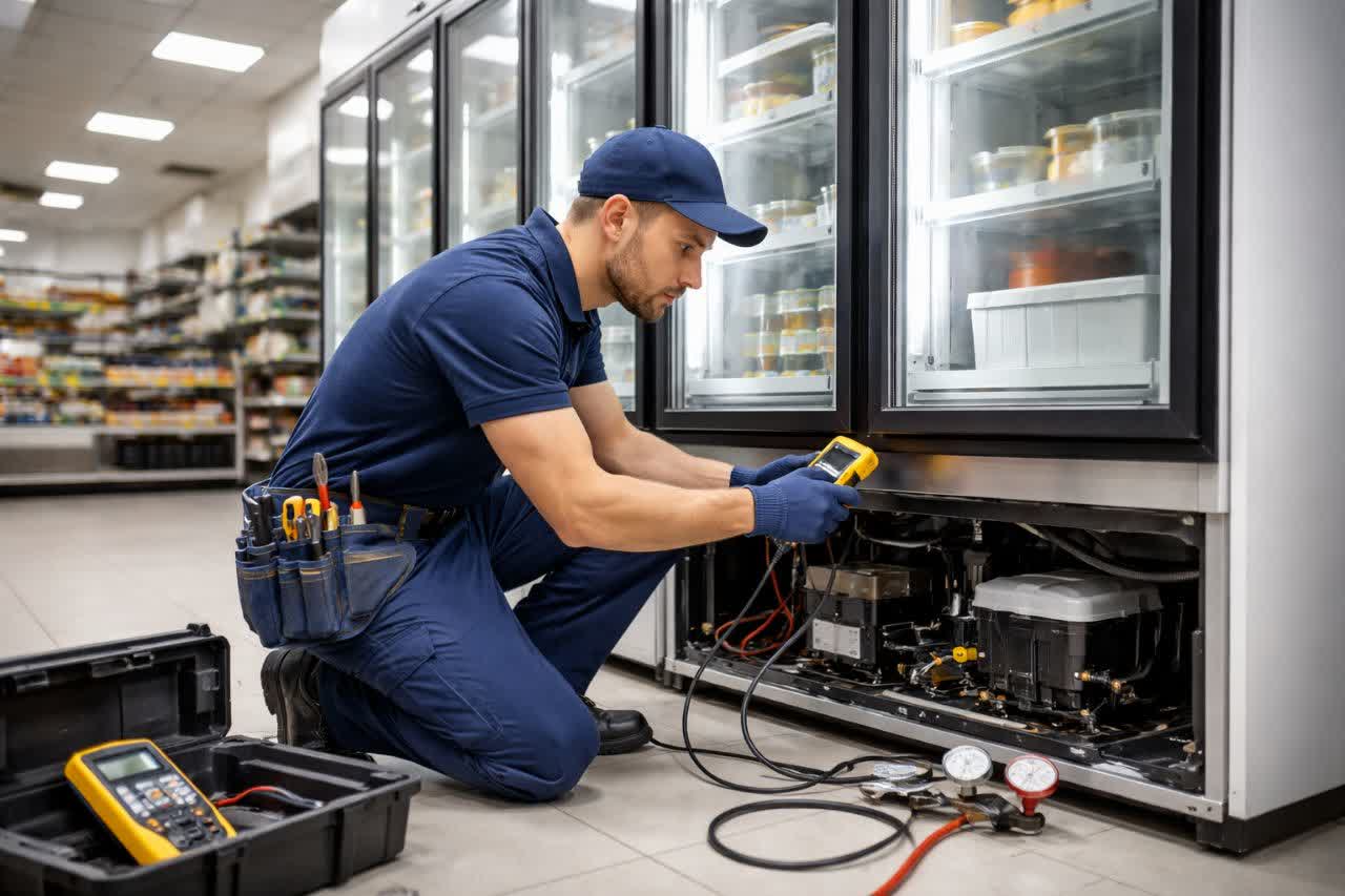 راهنمای انتخاب مرکز تعمیر یخچال صنعتی در تهران